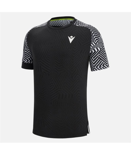 Camiseta de Pádel Macron Prime Cc Pablo II Negro Hombre