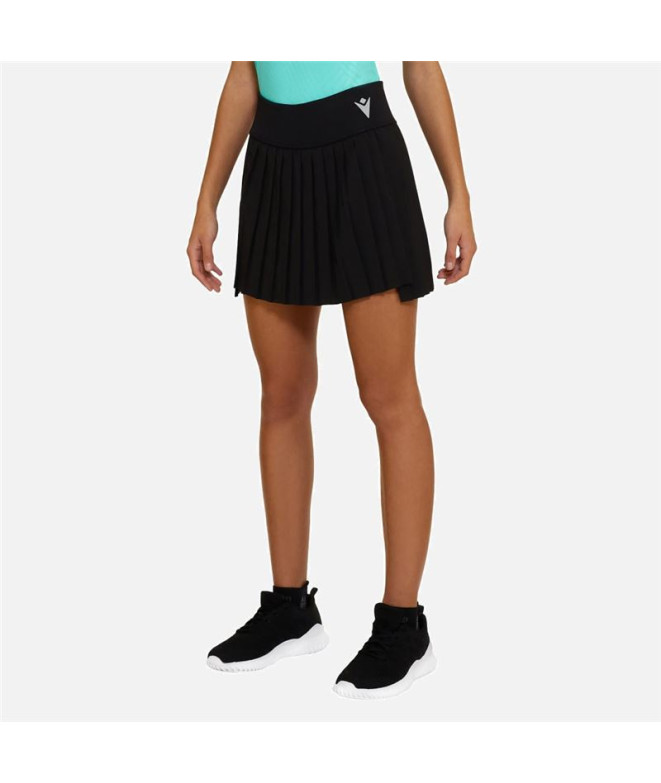 Falda de Pádel Macron Cc Artemisia Negro Mujer