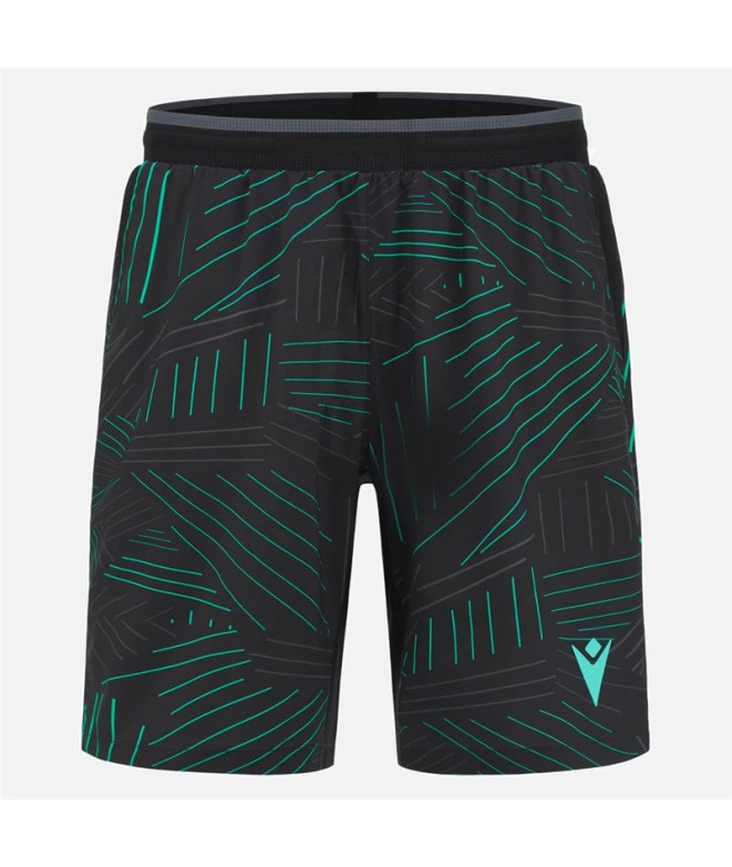 Pantalón de Pádel Macron Cd Miguel Negro/Aqua Hombre
