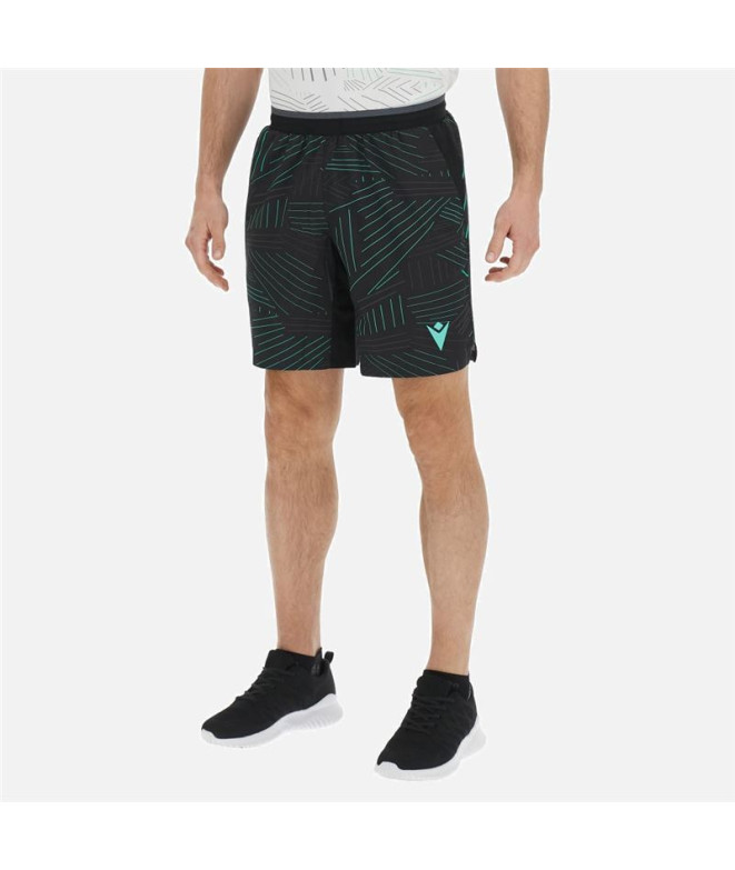 Pantalon Pádel de Macron Cd Miguel Black/Aqua...