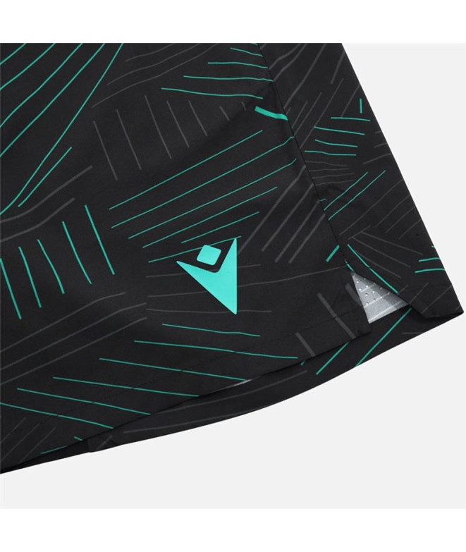 Calça Pádel de Macron Cd Miguel Preto/Aqua Homem