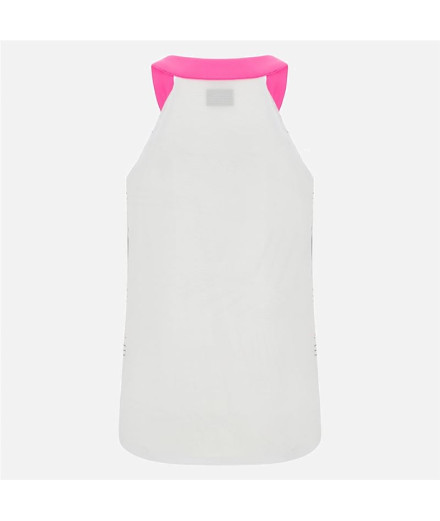 T-shirt Pádel de Macron Prime Cd Iciar Blanc/Rose Femme 2