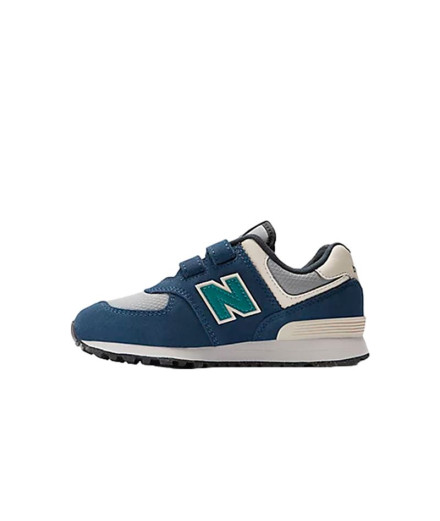 Sapatilhas New Balance 574 Core Hook & Loop Nb Azul Infantil 2