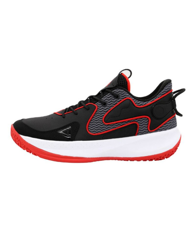 Zapatillas De Baloncesto Peak Game 3 Hombre Negro/Rojo