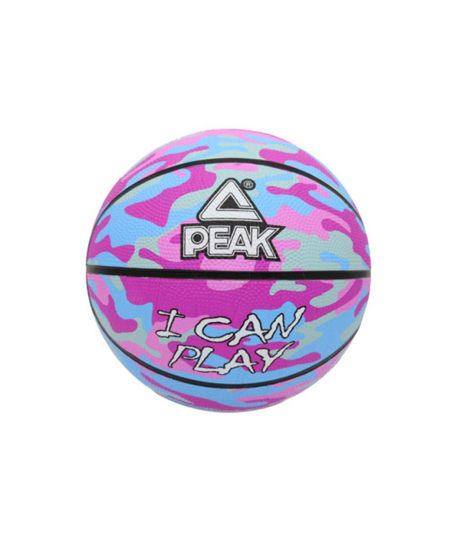 Balle Basket-ball From Peak Camo Ball Bleu/Rose