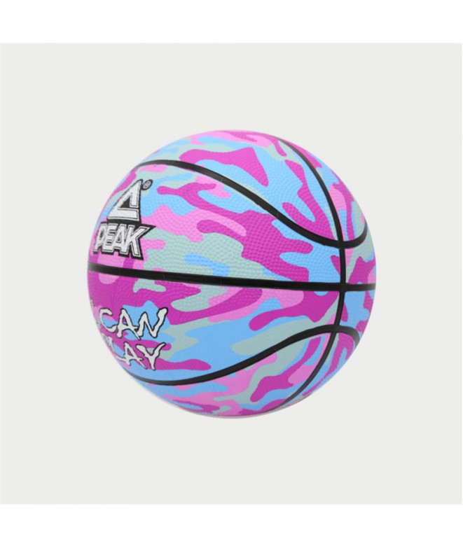 Balle De Basket-ball Peak Camo Ball Bleu/Rose