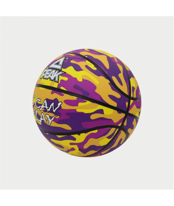 Balle De Basket-ball Peak Camo Ball Jaune/Mauve