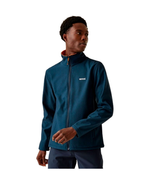 Montanha Regatta Homem Corta-vento de Cera V Blue