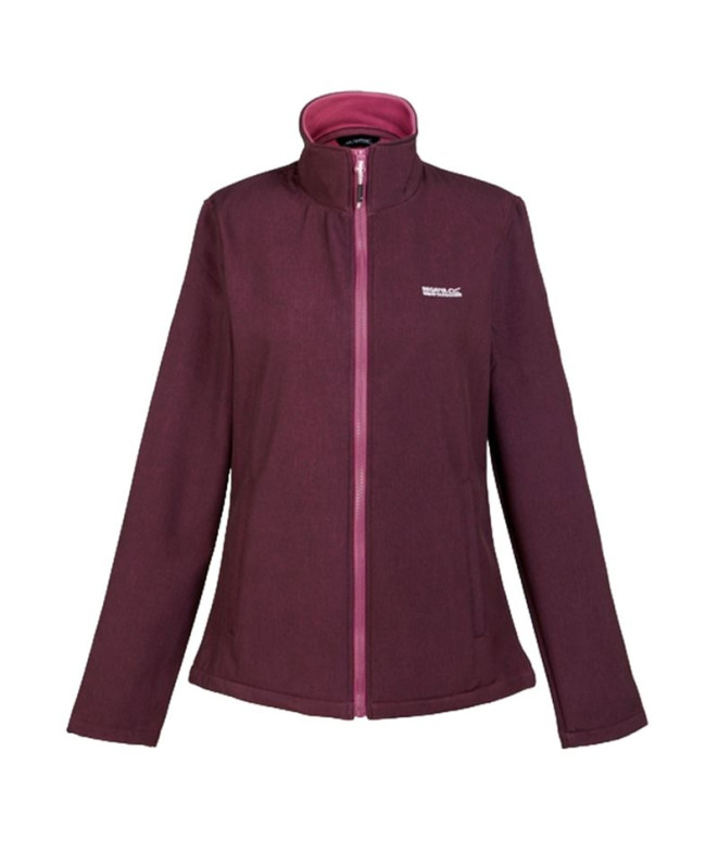 Cortavientos de Montaña Regatta Connie V Mujer Deep Plum Marl
