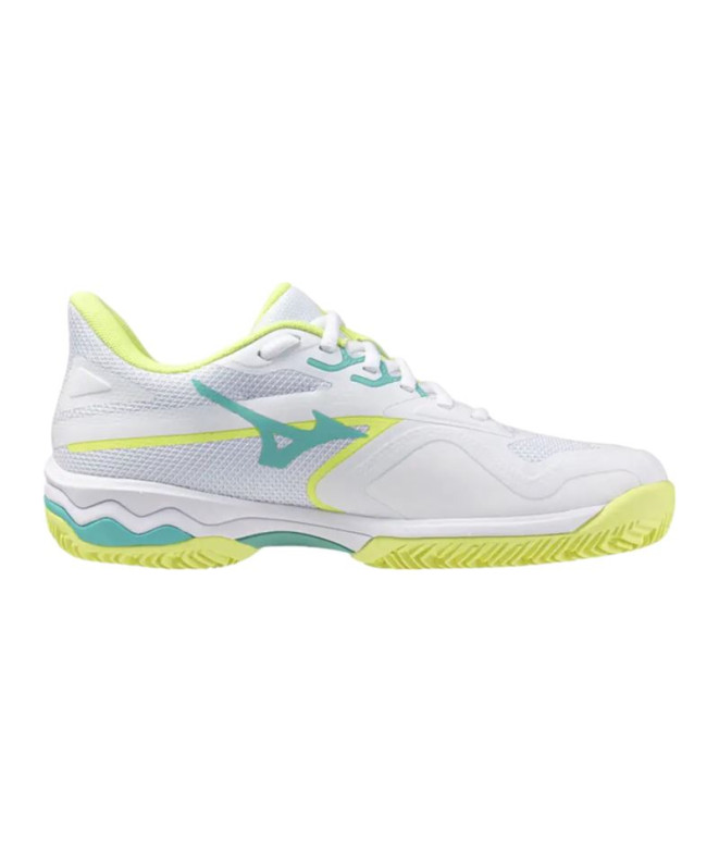 Chaussures Mizuno Femme de Padel Wave Exceed Light 2 Cc White