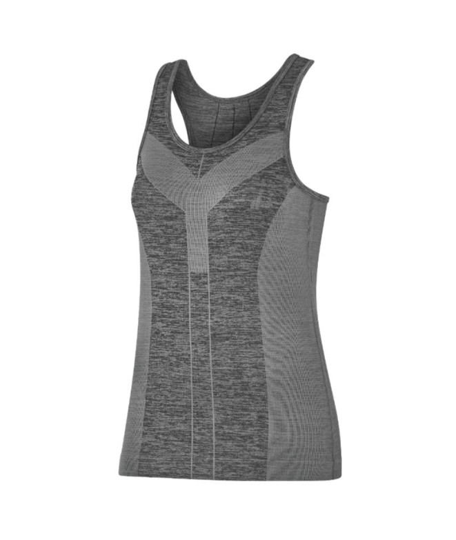 Camiseta Montanha Joluvi Trail Mulher por Tech Tank Preto Vigore