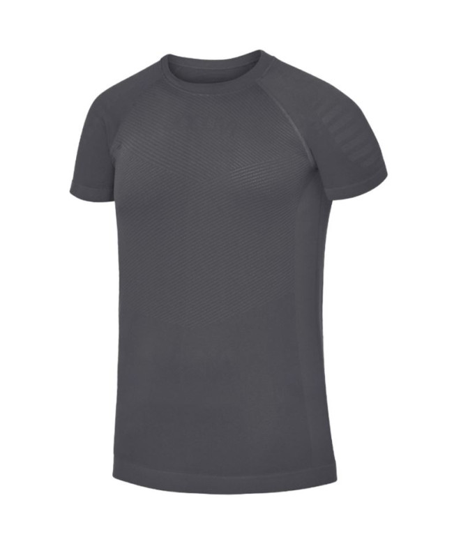 Camiseta Running Joluvi Trail Homem de Tech Antracite Preto