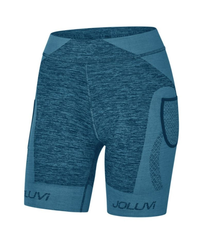 Pantalones de Running Joluvi Trailteck Mujer Cobalto Vigore