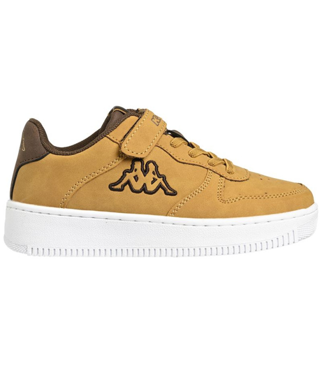 Zapatillas Kappa Maserta 4 Kid Ev Infantil Amarillo Tan/Marrón