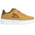 Sapatilhas Kappa Infantil Maserta 4 Kid Ev Amarelo Tan/Brown