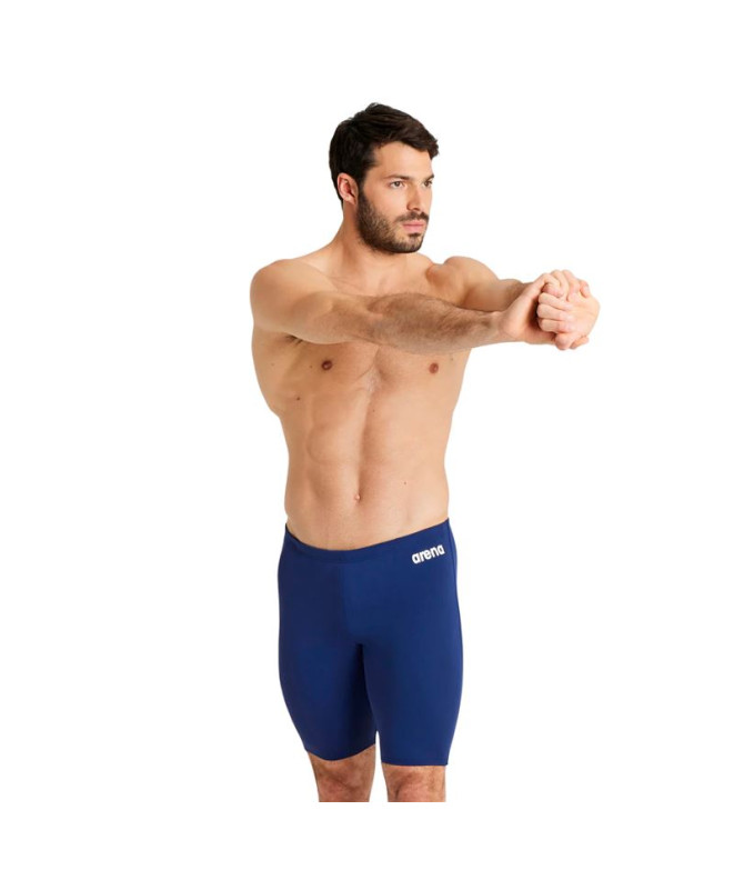 Bañador de Natación Arena Team Swim Jammer Hombre Azul/Blanco