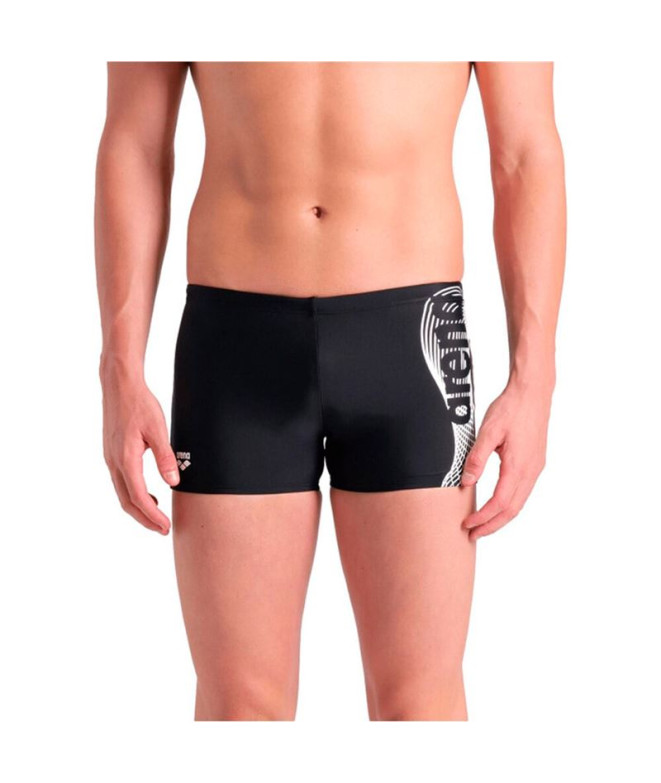 Bañador de Natación Arena Wake Swim Hombre Negro/Blanco