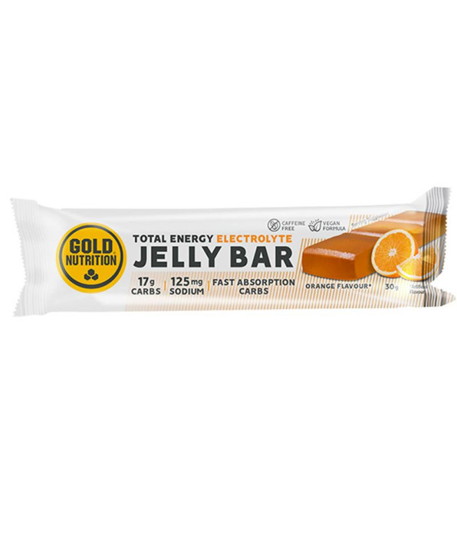 Barre energetic Gold Nutrition Jelly Electrolyte Orange - 30 g