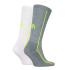 Meias Head All Sports Performance Melange cinzento/branco Pack