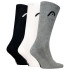 Calcetines Head All Sports Training Gris/Blanco/Negro Pack