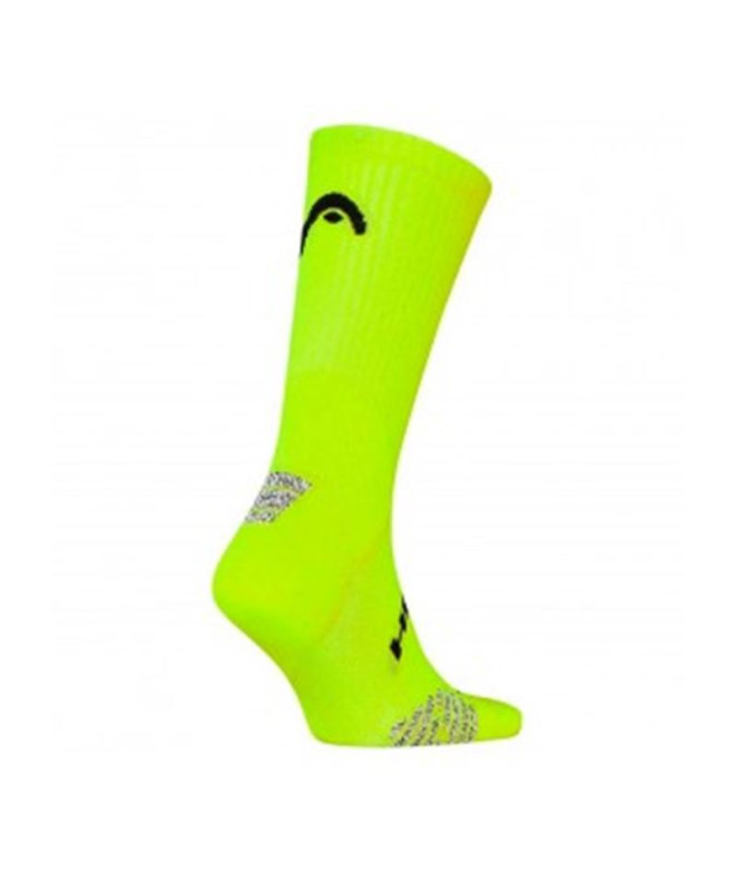 Calcetines Head Padel 1P Amarillo Fluor
