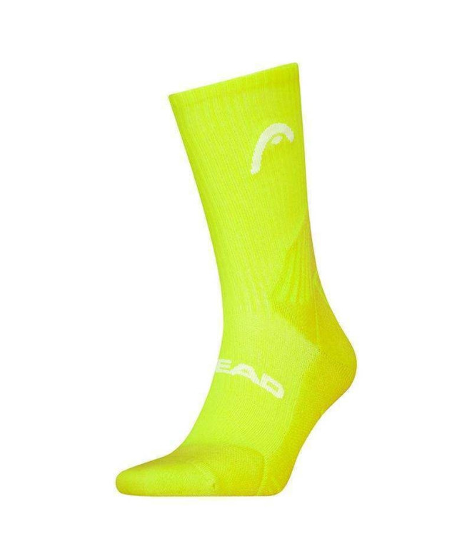 Calcetines Head Tennis 1P Amarillo Fluor
