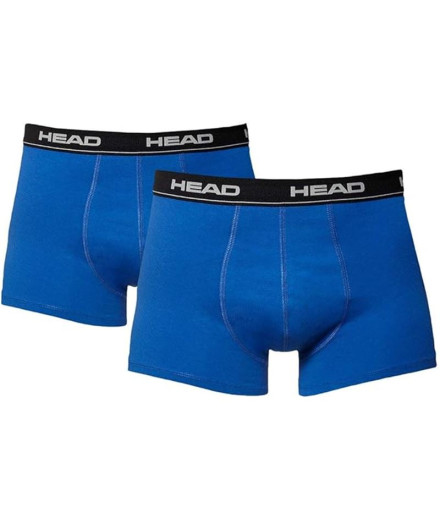 Cuecas Head Homem Básico Azul Aruba/Preto Pack