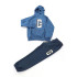 Fato de treino Converse Menino Cstar Fleece Azul-marinho