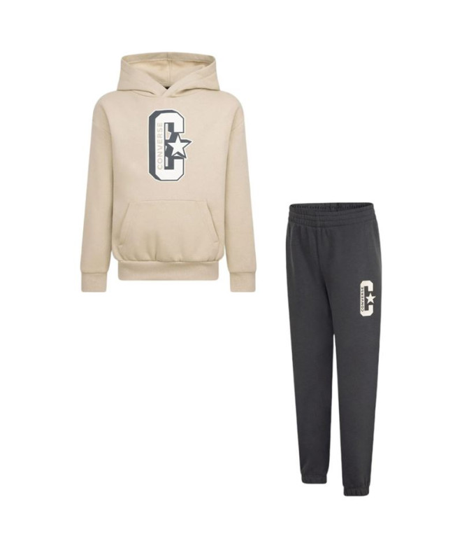 Chándal Converse Cstar Fleece Niño Dark Matter