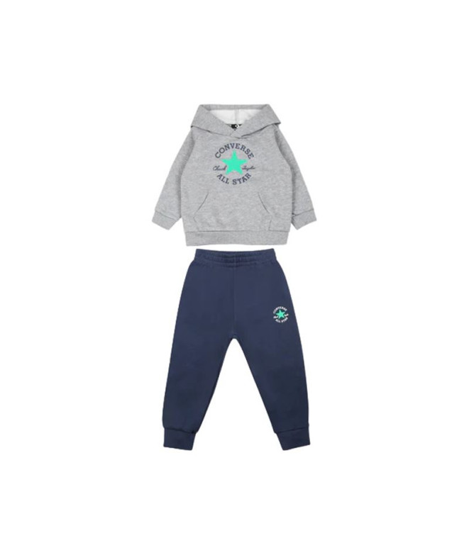 Chándal Converse Dissected Ctp Flc Infantil Gris/Marino