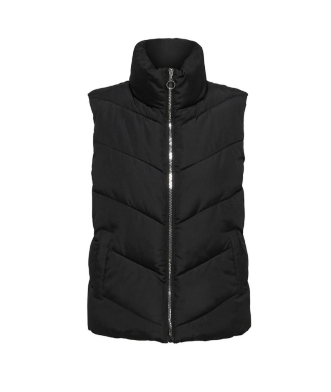 Chaleco Jack&Jones Jdyfinno Life Short Padd. Waistcoat Otw Mujer Black