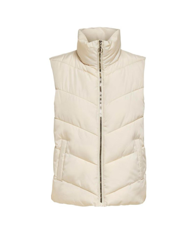 Chaleco Jack&Jones Jdyfinno Life Short Padd. Waistcoat Mujer Moonbeam