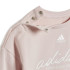 Conjunto adidas Infantil Marca Love Jogger Rosa