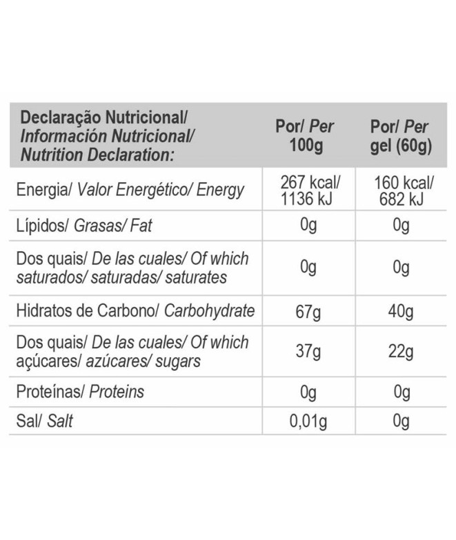 Gel Gold Nutrition Carb Max- 60 G