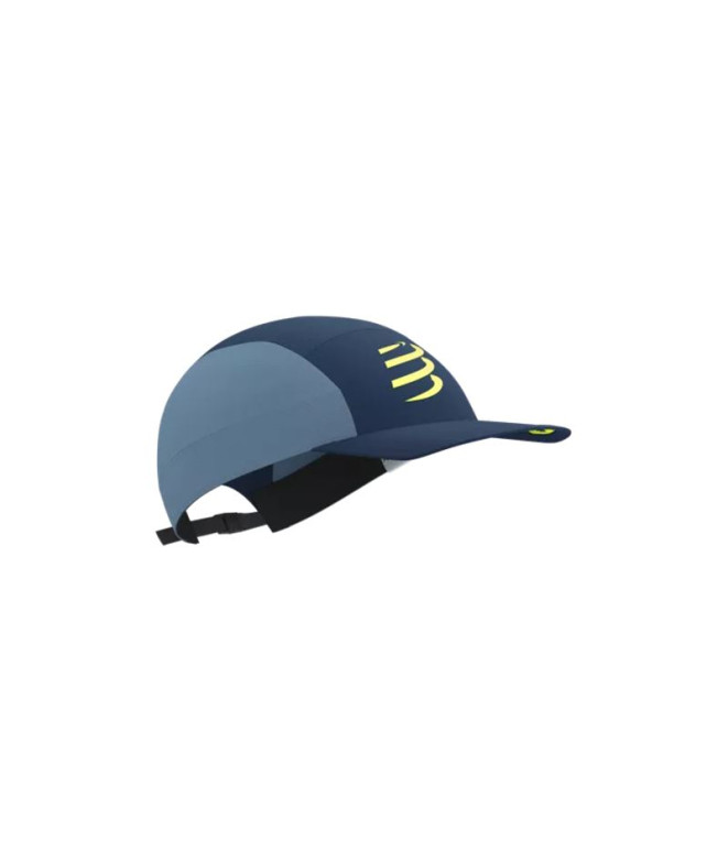 Gorra de Running Compressport 5 Panel Light Poseidon/Denim