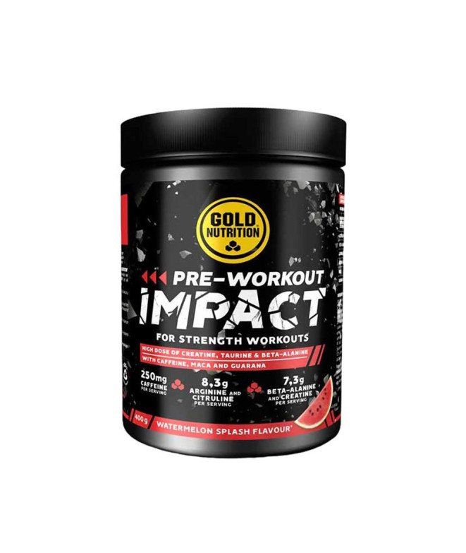 Pré-treino Gold Nutrition Impact Melancia - 400 G