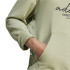 Moletom adidas French Terry Homem Casaco com capuz Brand Love Verde