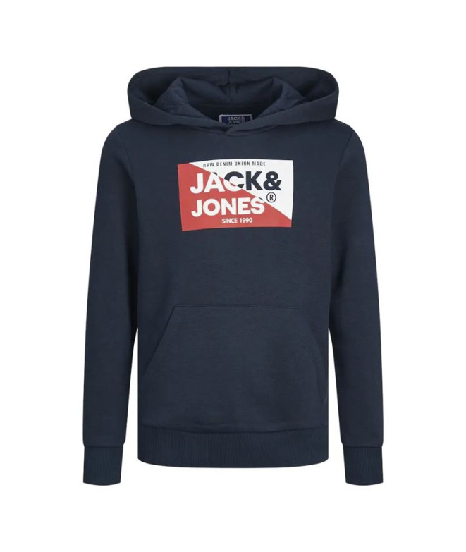 Moletom Homem Jack&Jones Jjnolan Sweat Hood Jnr Navy Blazer