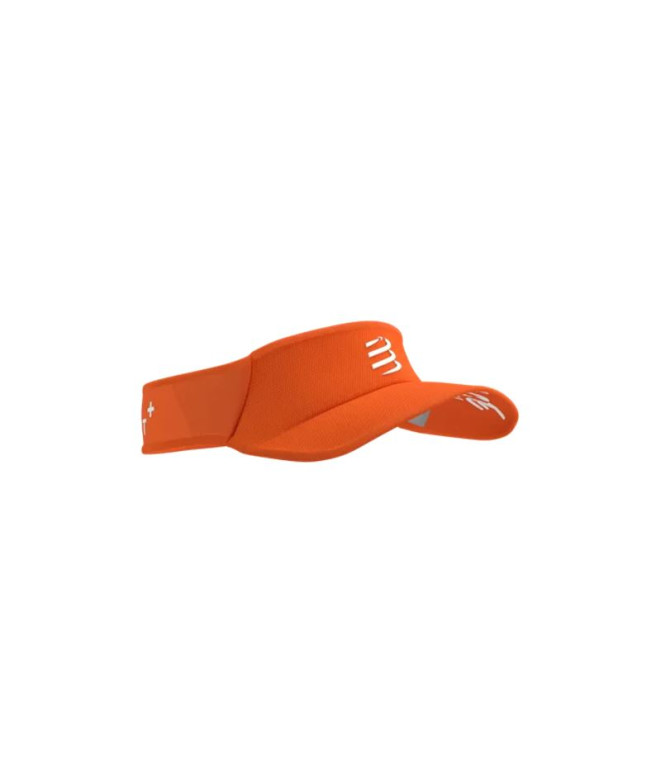 Visera de Running Compressport Visor Ultralight Fire/White