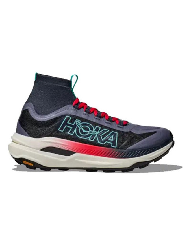 Chaussures Trail Homme de Hoka Tecton X 3 Stormy Skies/Cerise