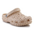 Tamancos Crocs Mulher Tamanco clássico geométrico Bege