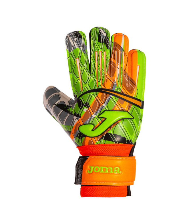 Football Joma Gants de Goalkeeper Calcio 23 Kids Fluor Orange/Lime