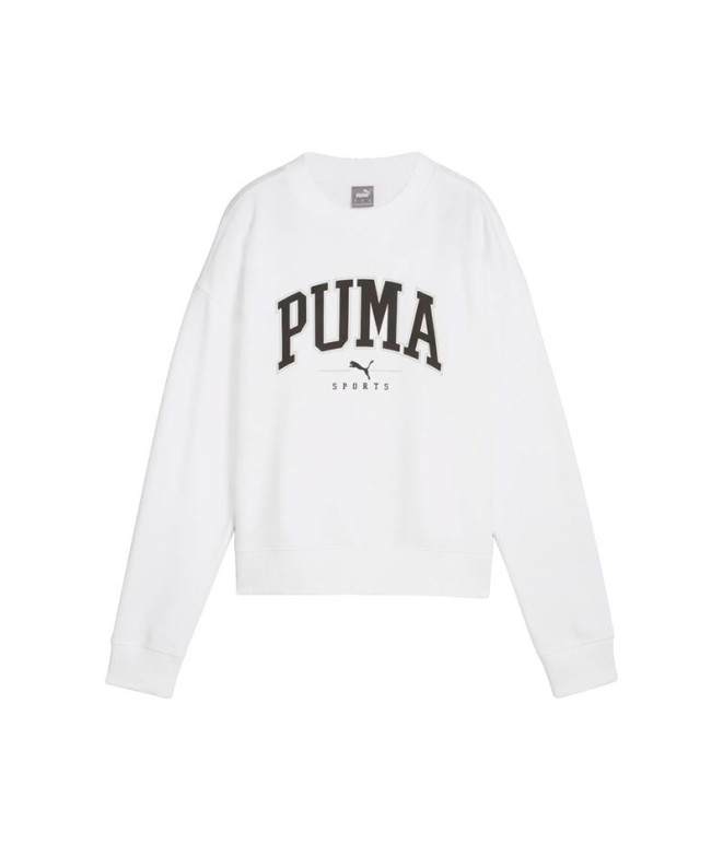 Moletom Casual Puma Squad Crew Fl Mulher