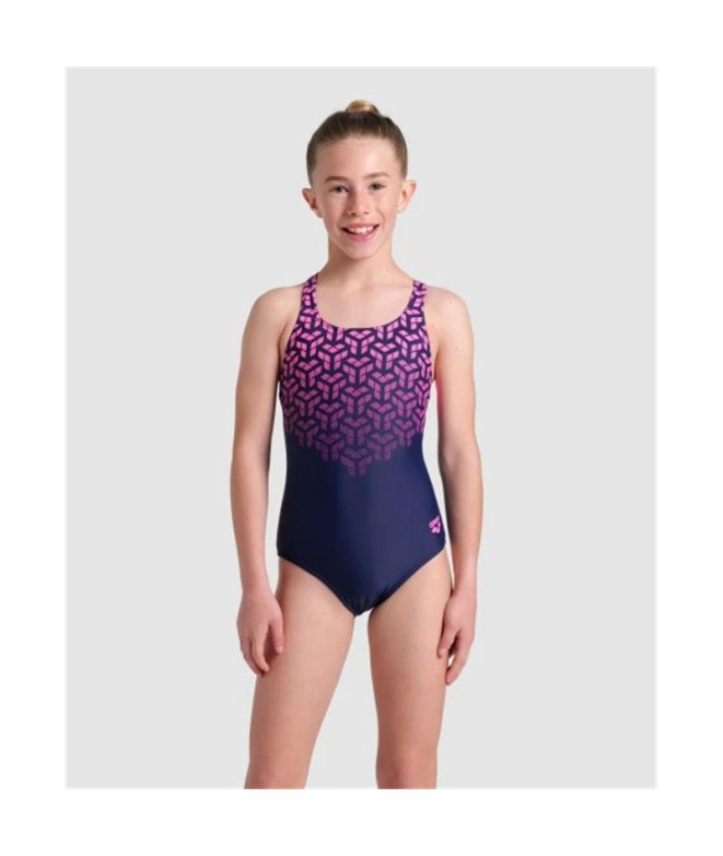 Bañador de Natación Arena Kikko V Niña Navy/
