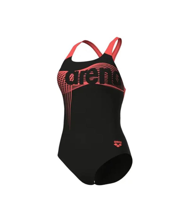 Maillot de bain Natation Arena Femme de Wake Black/