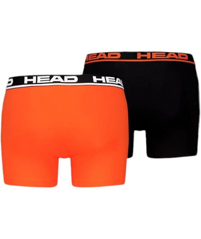 Slip Head Homme Basic Orange vibrant/Noir Pack