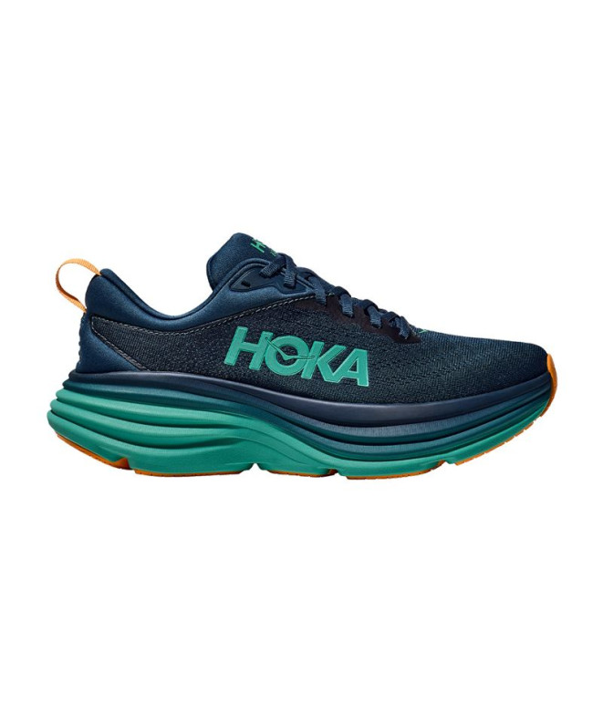 Chaussures Running Homme de Hoka Bondi 8 Midnight Shorel