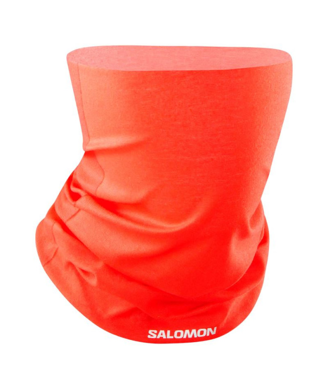 Braga de cuello Salomon Cross Neck&Head Tube Rojo