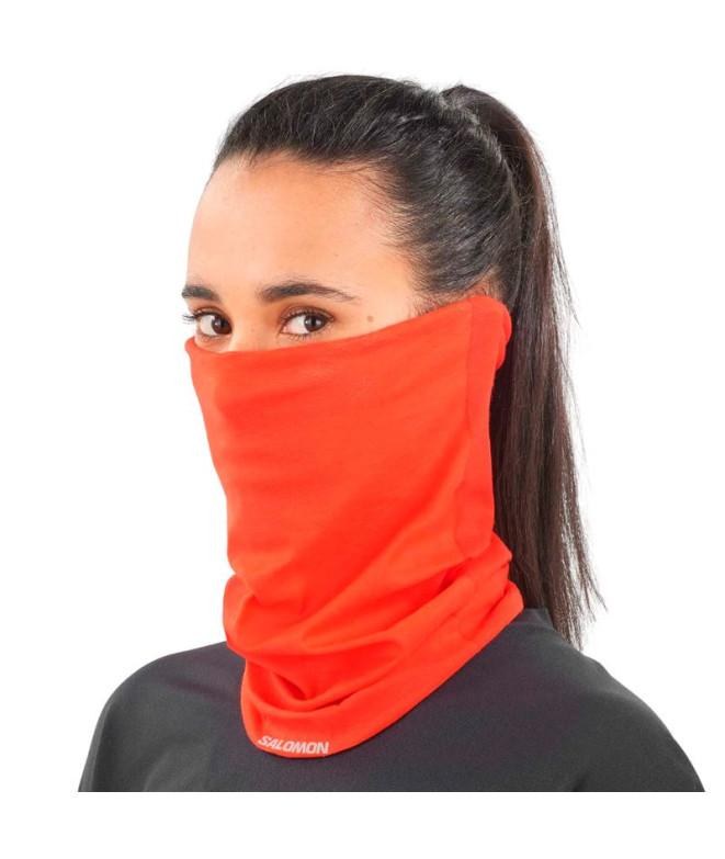 Braga SalomonHead collier Cross Neck& Tube Rouge