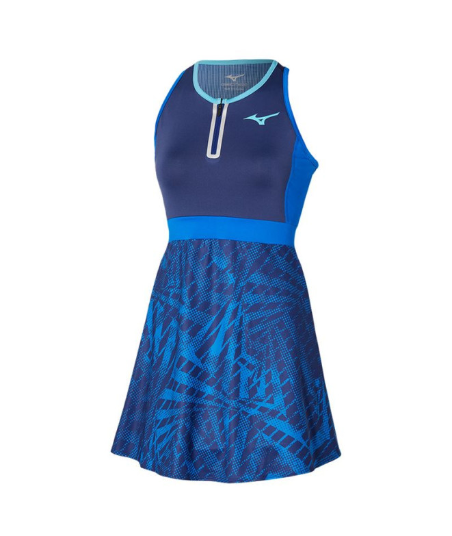 Vestido de Padel Mizuno Mugen Dress Mujer Azul